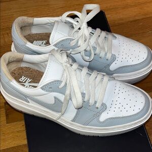 Nike Air White and Gray Sneakers